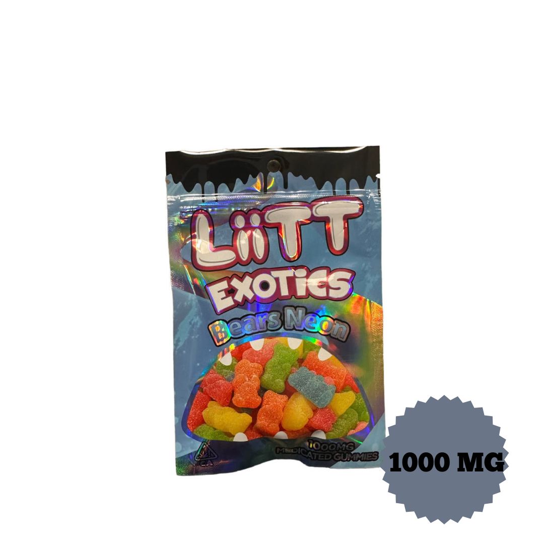 LIITT EXOTIC GUMMIES 1000MG 7 FOR $100