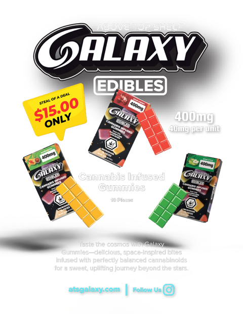 Galaxy 400mg Gummies