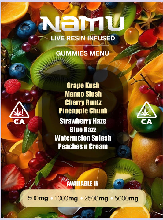 NAMU LIVE RES 1000MG GUMMIES