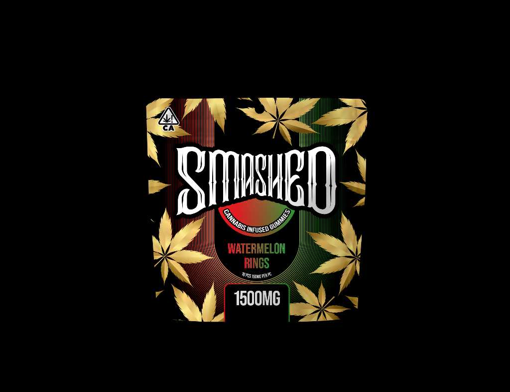 SMASHED GUMMIES 1500MG  (Buy 3 Get One Free)